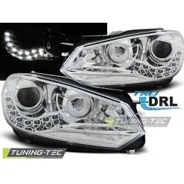 HEADLIGHTS TRUE DRL CHROME fits VW GOLF 6 10.08-12, golf 6