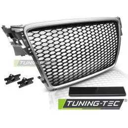 GRILLE SPORT SILVER fits AUDI A4 B8 08-11, A4/S4 B8
