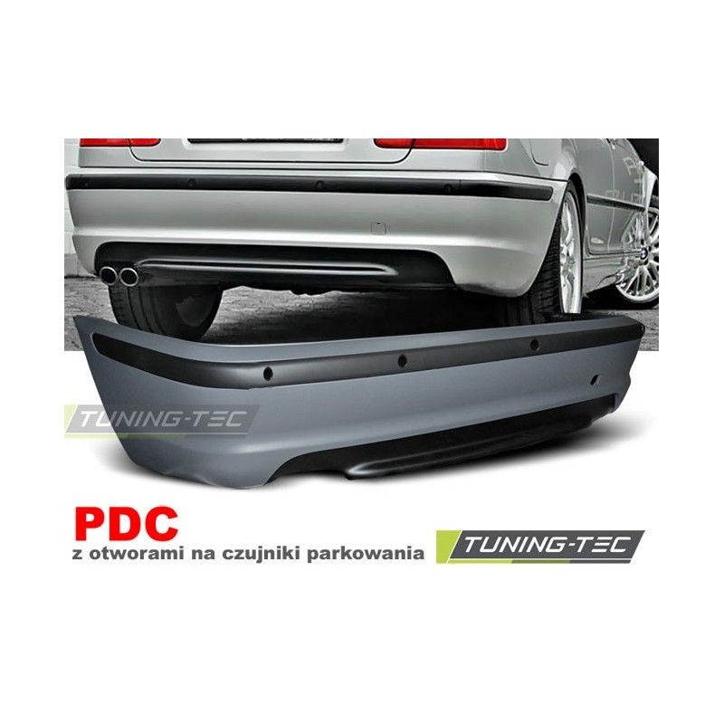 REAR BUMPER SPORT PDC fits BMW E46 S/T 05.98-03.05 SEDAN, Serie 3 E46/ M3 REAR BUMPER SPORT PDC fits BMW E46 S/T 05.98-03.05 SEDAN, Serie 3 E46/ M3