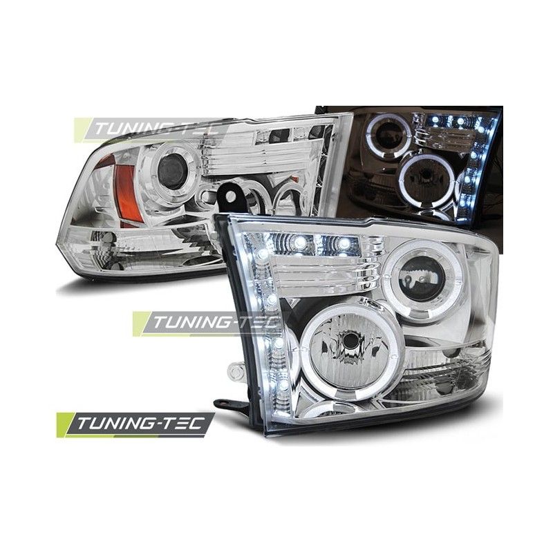 DODGE RAM 09-18 ANGEL EYES CHROME, Dodge