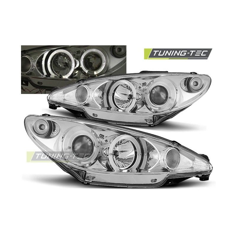 PEUGEOT 206 10.98-02 ANGEL EYES CHROME, 206