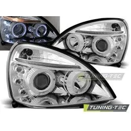 RENAULT CLIO II 06.01-09.05 ANGEL EYES CHROME, Clio II 98-05