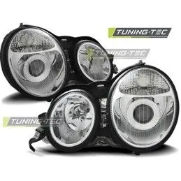 HEADLIGHTS CHROME fits MERCEDES W210 E-KLASA 95-05.99 , Classe E W210