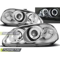 HONDA CIVIC 03.99-02.01 ANGEL EYES CHROME, Civic 6 96-00