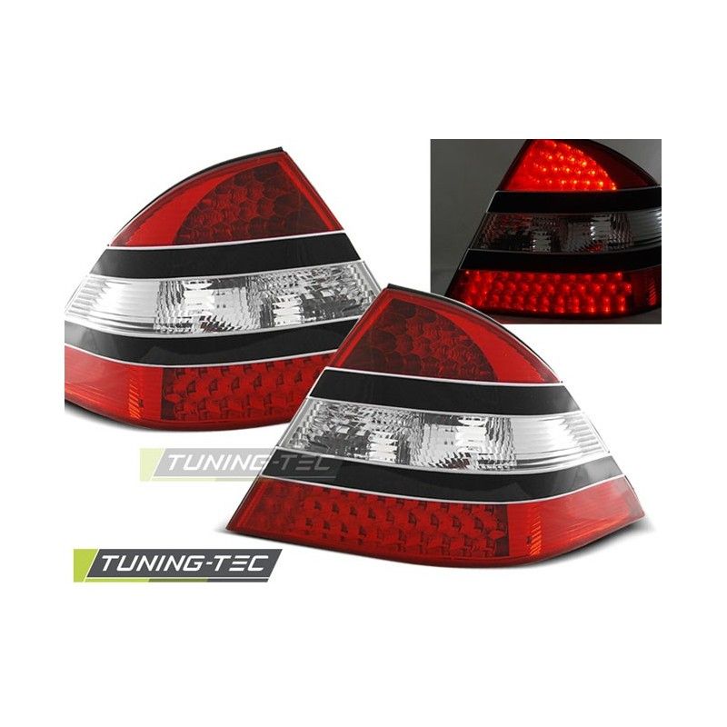 LED TAIL LIGHTS RED BLACK fits MERCEDES W220 S-KLASA 09.98-05.05, Classe S W220 LED TAIL LIGHTS RED BLACK fits MERCEDES W220 S-KLASA 09.98-05.05, Classe S W220