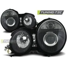 HEADLIGHTS BLACK fits MERCEDES W210 E-KLASA 95-05.99, Classe E W210