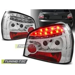 LED TAIL LIGHTS CHROME fits AUDI A3 08.96-08.00, A3 8L 96-03