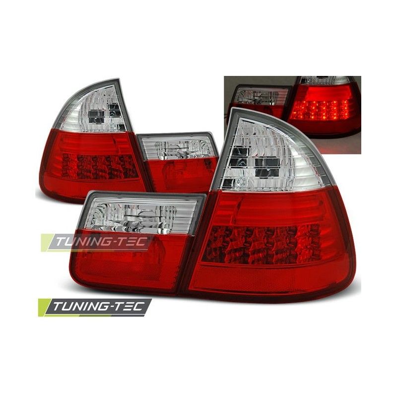 LED TAIL LIGHTS RED WHITE fits BMW E46 99-05 TOURING, Bmw