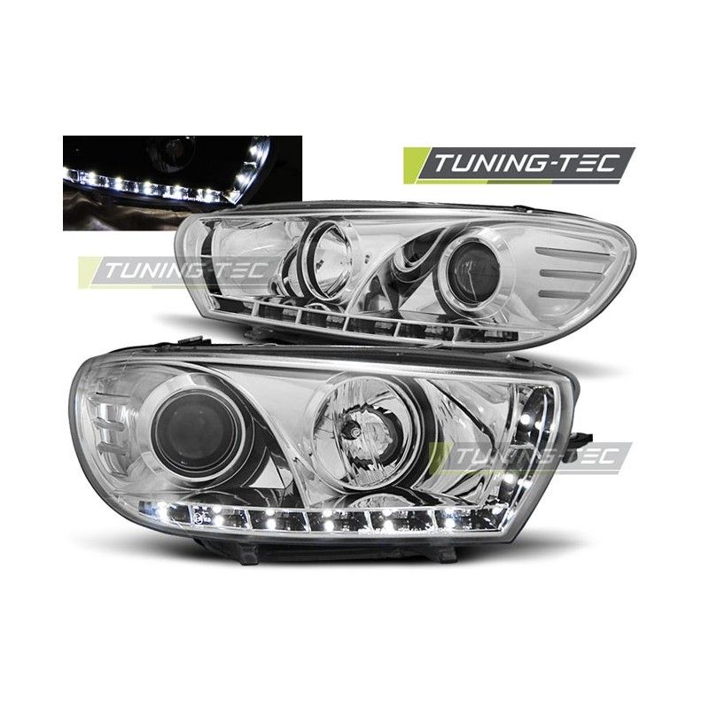 HEADLIGHTS DAYLIGHT CHROME fits VW SCIROCCO 08-04.14, Scirocco HEADLIGHTS DAYLIGHT CHROME fits VW SCIROCCO 08-04.14, Scirocco
