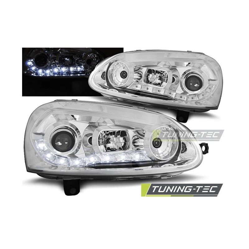 HEADLIGHTS DAYLIGHT CHROME fits VW GOLF 5, Golf 5 HEADLIGHTS DAYLIGHT CHROME fits VW GOLF 5, Golf 5