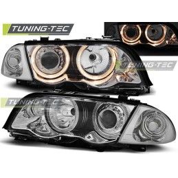 HEADLIGHTS ANGEL EYES CHROME fits BMW E46 05.98-08.01 S/T, Serie 3 E46 Berline/Touring