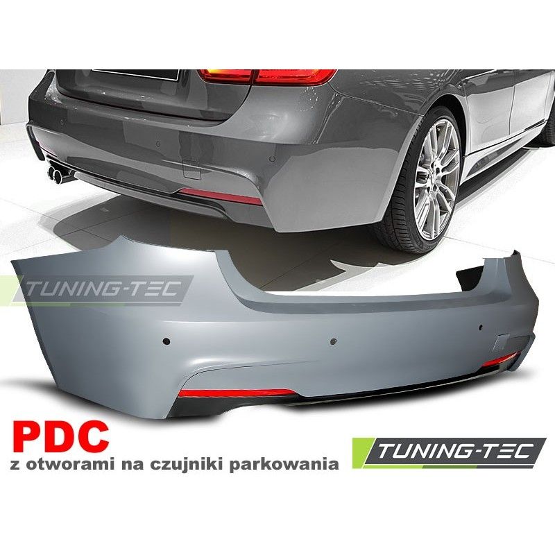 REAR BUMPER SPORT PDC fits BMW F30 SEDAN 11-18, Serie 3 F30/ F31 REAR BUMPER SPORT PDC fits BMW F30 SEDAN 11-18, Serie 3 F30/ F31