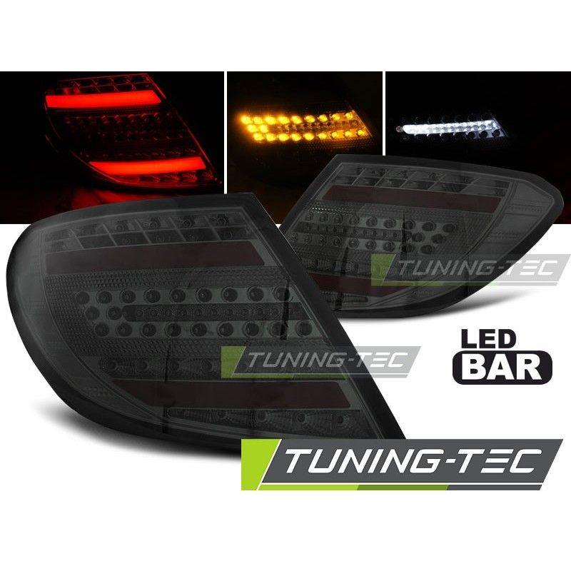 LED BAR TAIL LIGHTS SMOKE fits MERCEDES C-KLASA W204 SEDAN 07-10, Classe C W204 LED BAR TAIL LIGHTS SMOKE fits MERCEDES C-KLASA W204 SEDAN 07-10, Classe C W204