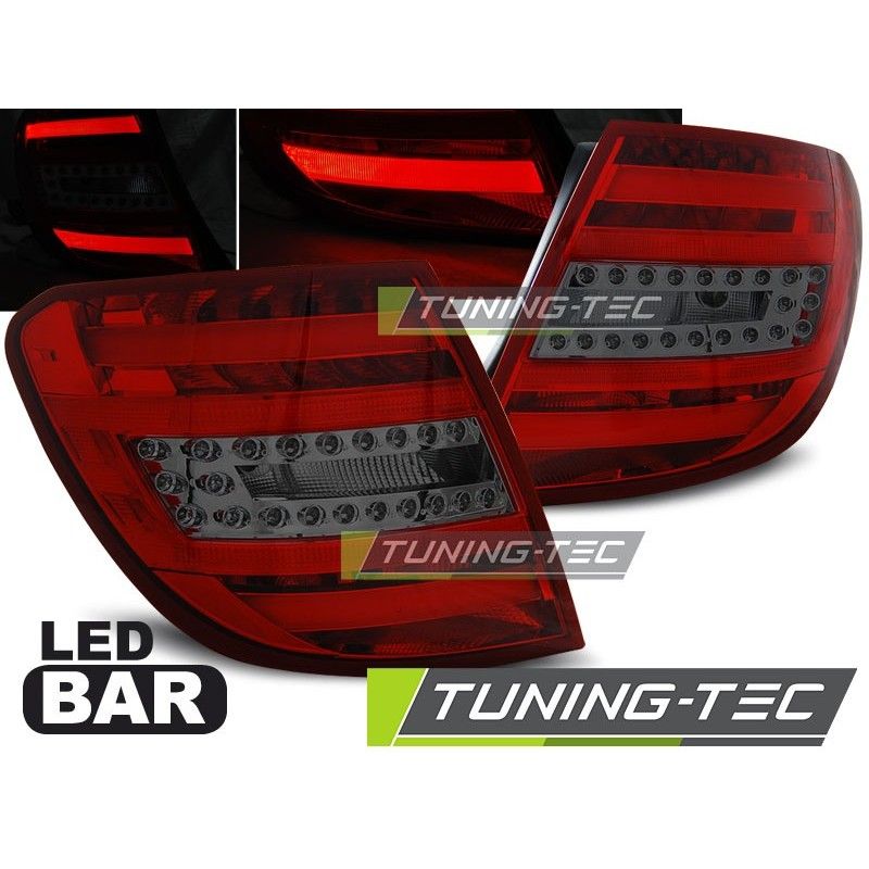 LED BAR TAIL LIGHTS RED SMOKE fits MERCEDES C-KLASA W204 KOMBI 07-10, Classe C W204 LED BAR TAIL LIGHTS RED SMOKE fits MERCEDES C-KLASA W204 KOMBI 07-10, Classe C W204