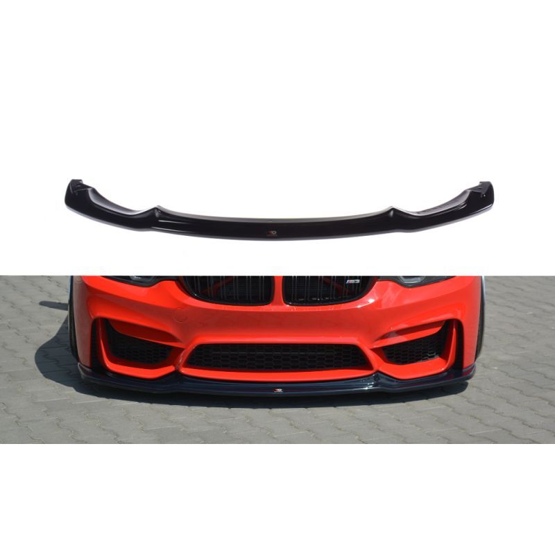 LAME AVANT MAXTON / SPLITTER V.1 BMW M3 F80 Noir Brillant