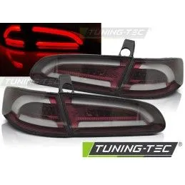LED BAR TAIL LIGHTS RED SMOKE fits SEAT IBIZA 04.02 -08, Ibiza 6L 02-08