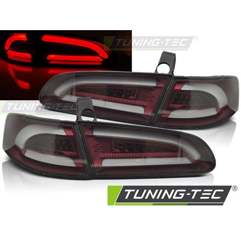 LED BAR TAIL LIGHTS RED SMOKE fits SEAT IBIZA 04.02 -08, Ibiza 6L 02-08