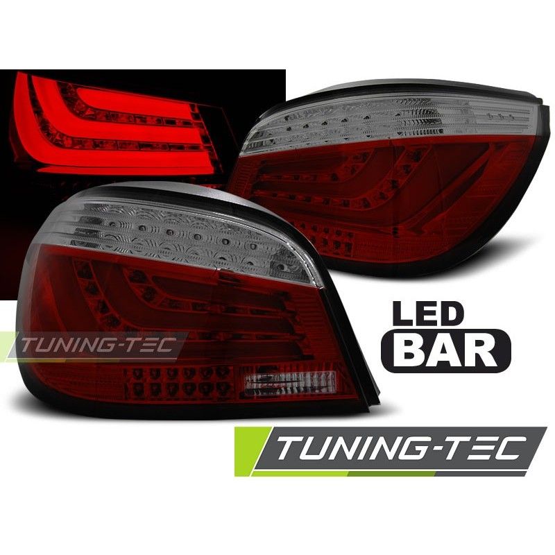 LED BAR TAIL LIGHTS RED SMOKE fits BMW E60 07.03-02.07, Serie 5 E60/61 LED BAR TAIL LIGHTS RED SMOKE fits BMW E60 07.03-02.07, Serie 5 E60/61