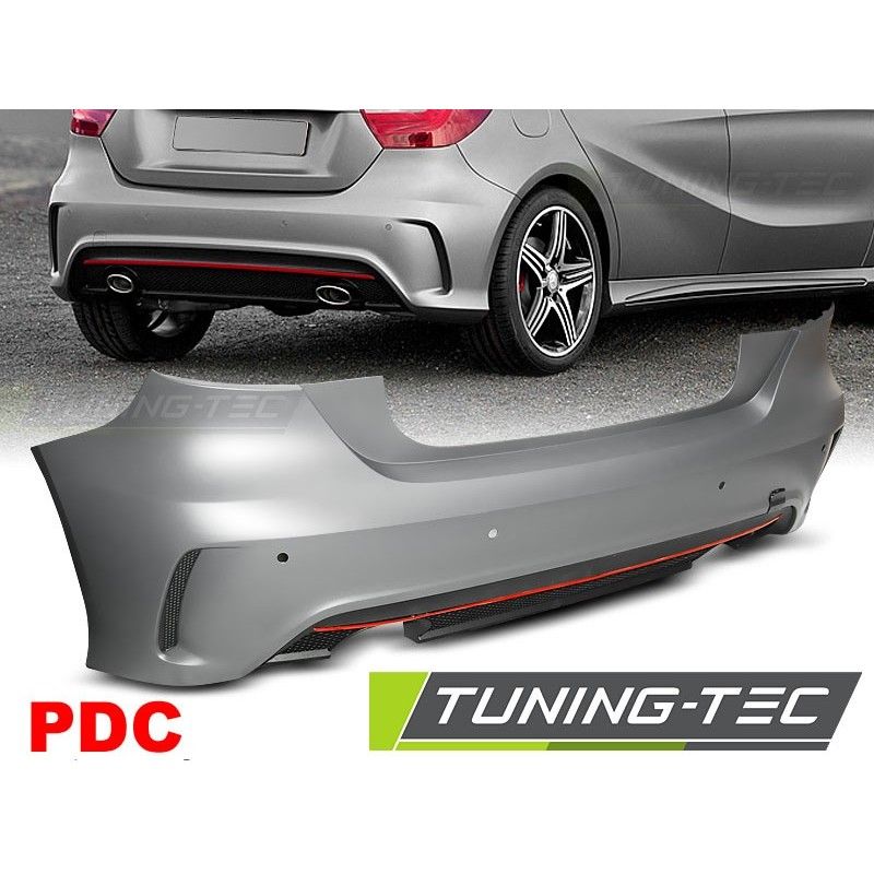 REAR BUMPER SPORT PDC fits MERCEDES A-KLASA W176 12-15, Classe A W176 REAR BUMPER SPORT PDC fits MERCEDES A-KLASA W176 12-15, Classe A W176