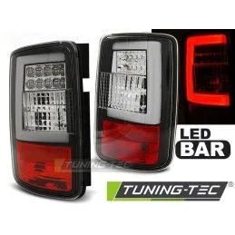 LED BAR TAIL LIGHTS BLACK fits VW CADDY 03-03.14, Volkswagen