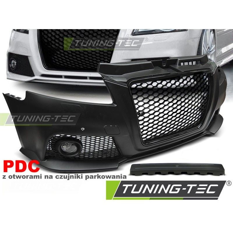 FRONT BUMPER SPORT BLACK PDC fits AUDI A3 08-12, A3/ S3/ RS3 8P FRONT BUMPER SPORT BLACK PDC fits AUDI A3 08-12, A3/ S3/ RS3 8P