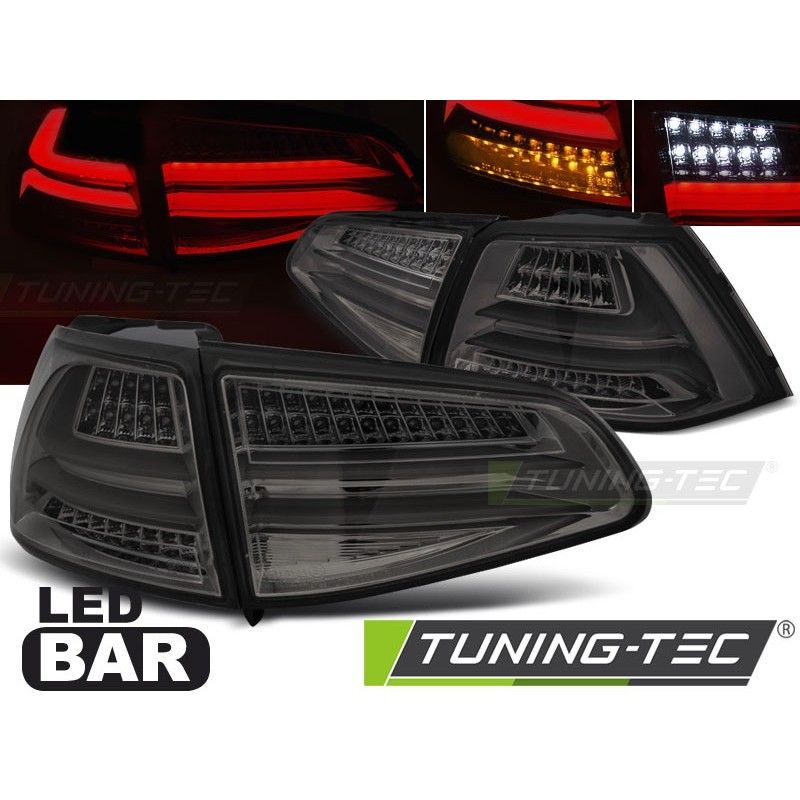 LED BAR TAIL LIGHTS SMOKE fits VW GOLF 7 13-17, Golf 7 LED BAR TAIL LIGHTS SMOKE fits VW GOLF 7 13-17, Golf 7