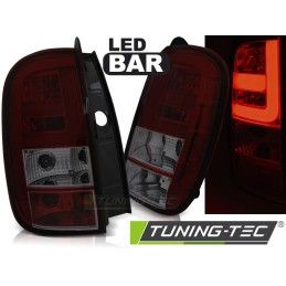 DACIA DUSTER 04.10- LED BAR RED SMOKE, Dacia