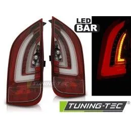 LED BAR TAIL LIGHTS RED WHIE fits VW UP! 3.11- / SKODA CITIGO 12.11-, UP