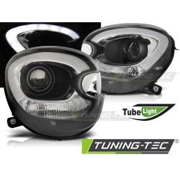 HEADLIGHTS TUBE LIGHT BLACK fits BMW MINI (COOPER) R60 R61 COUNTRYMAN 10-16, Countryman R60