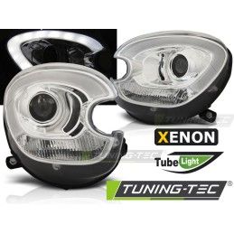 XENON HEADLIGHTS TUBE LIGHT CHROME fits BMW MINI (COOPER) R60 R61 COUNTRYMAN 10-16, Countryman R60