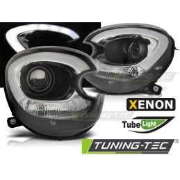 XENON HEADLIGHTS TUBE LIGHT BLACK fits BMW MINI (COOPER) R60 R61 COUNTRYMAN 10-16, Countryman R60