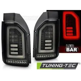 LED BAR TAIL LIGHTS SMOKE BLACK WHITE fits VW T6 15-19, T6