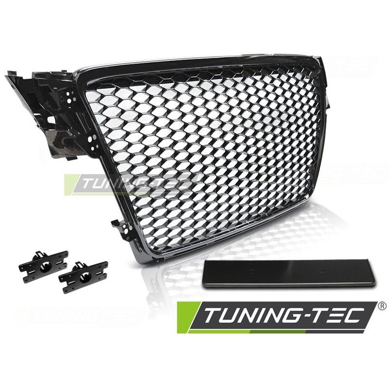 GRILLE SPORT GLOSSY BLACK fits AUDI A4 B8 08-11, A4/S4 B8