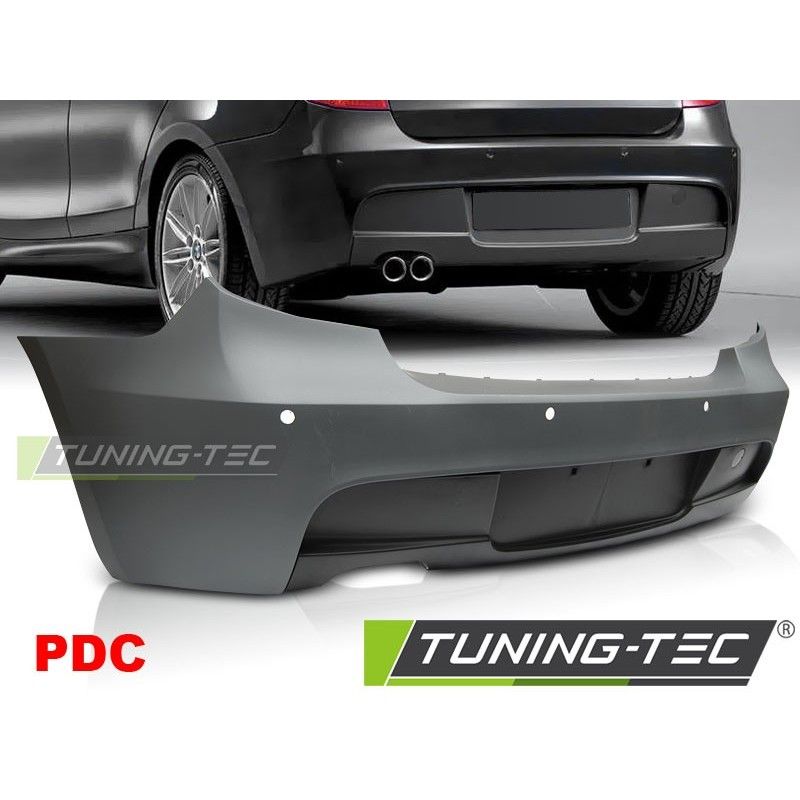 REAR BUMPER SPORT PDC fits BMW E81 / E87 04-11, Serie 1 E81/ E82/ E87/ E88 REAR BUMPER SPORT PDC fits BMW E81 / E87 04-11, Serie 1 E81/ E82/ E87/ E88