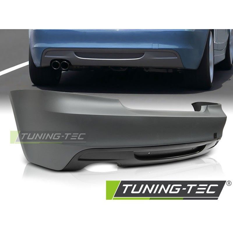 REAR BUMPER SPORT fits BMW E82 / E88 07-13, Serie 1 E81/ E82/ E87/ E88 REAR BUMPER SPORT fits BMW E82 / E88 07-13, Serie 1 E81/ E82/ E87/ E88