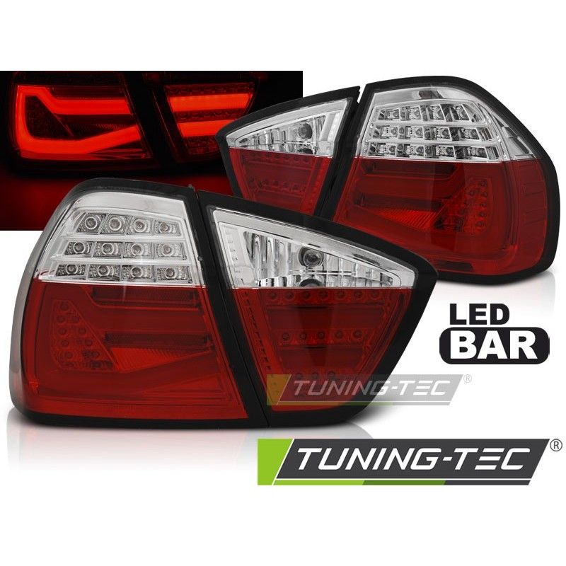 LED BAR TAIL LIGHTS RED WHIE fits BMW E90 03.05-08.08, Serie 3 E90/E91 LED BAR TAIL LIGHTS RED WHIE fits BMW E90 03.05-08.08, Serie 3 E90/E91