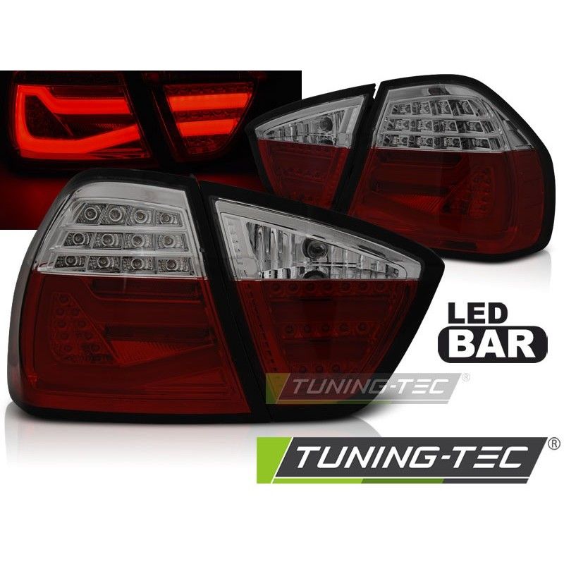 LED BAR TAIL LIGHTS RED SMOKE fits BMW E90 03.05-08.08, Serie 3 E90/E91 LED BAR TAIL LIGHTS RED SMOKE fits BMW E90 03.05-08.08, Serie 3 E90/E91
