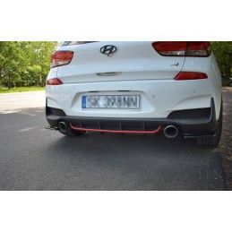 Maxton Rajout Du Pare-Chocs Arriere Hyundai I30 N Mk3 Hatchback Gloss Black, HY-I30-3-N-RS1G Tuning.fr