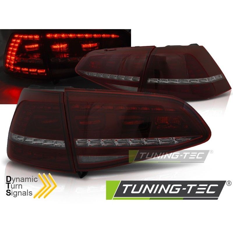 LED TAIL LIGHTS SPORT RED SMOKE SEQ fits VW GOLF 7 13-17, Golf 7 LED TAIL LIGHTS SPORT RED SMOKE SEQ fits VW GOLF 7 13-17, Golf 7