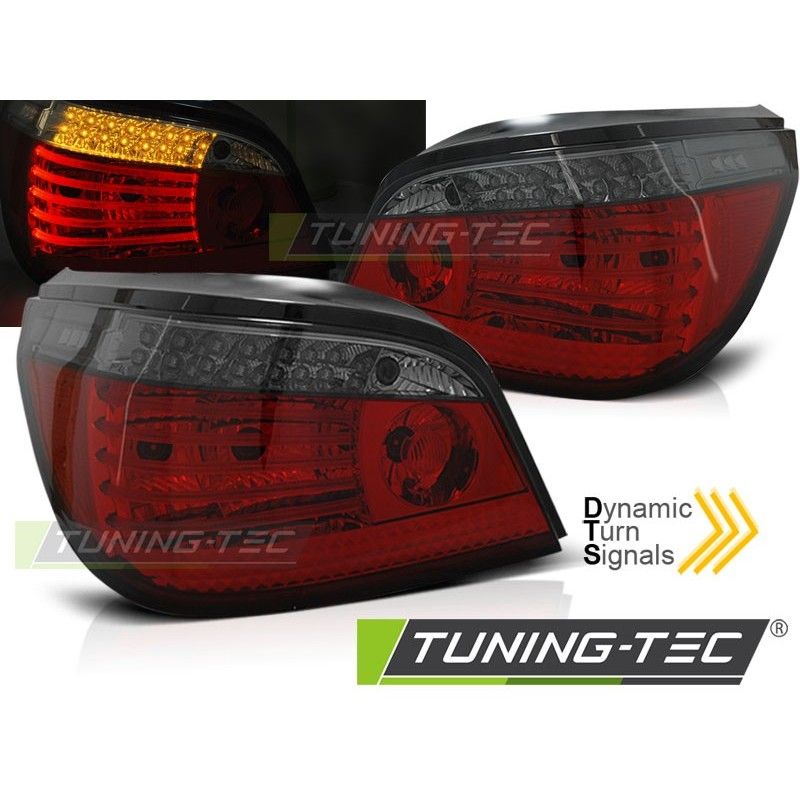 LED TAIL LIGHTS RED SMOKE SEQ fits BMW E60 07.03-07, Serie 5 E60/61 LED TAIL LIGHTS RED SMOKE SEQ fits BMW E60 07.03-07, Serie 5 E60/61