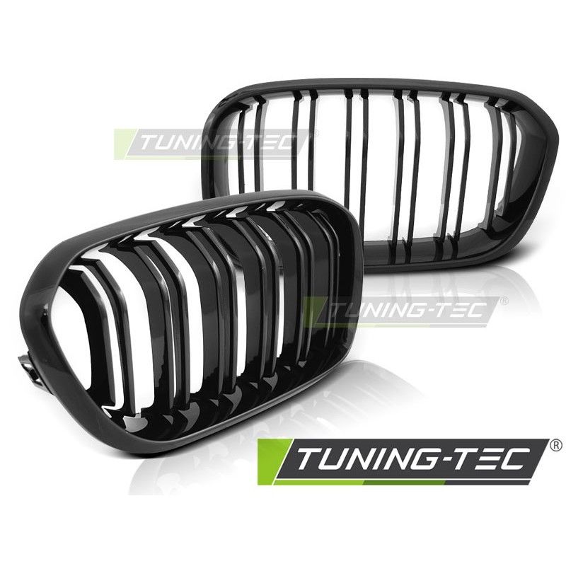 GRILLE GLOSSY BLACK DOUBLE BAR fits BMW F20 F21 LCI 15-18, Bmw GRILLE GLOSSY BLACK DOUBLE BAR fits BMW F20 F21 LCI 15-18, Bmw
