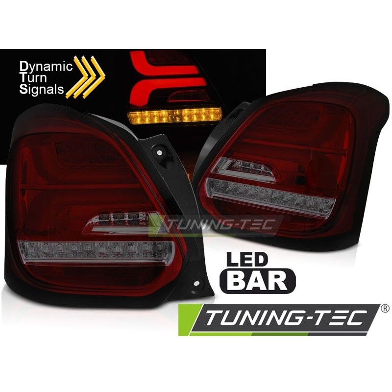SUZUKI SWIFT VI 17- RED SMOKE LED SEQ, Suzuki SUZUKI SWIFT VI 17- RED SMOKE LED SEQ, Suzuki