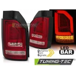 LED BAR TAIL LIGHTS RED WHIE SEQ fits VW T6 15-19 OEM LED, Volkswagen