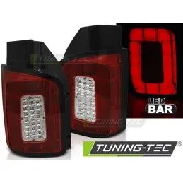 LED BAR TAIL LIGHTS RED WHIE fits VW T6 15-19 TRANSPORTER, Volkswagen