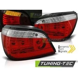 LED TAIL LIGHTS RED WHITE SEQ fits BMW E60 LCI 03.07-12.09 , Bmw