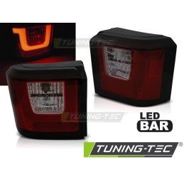 LED BAR TAIL LIGHTS RED SMOKE fits VW T4 90-03.03, Volkswagen