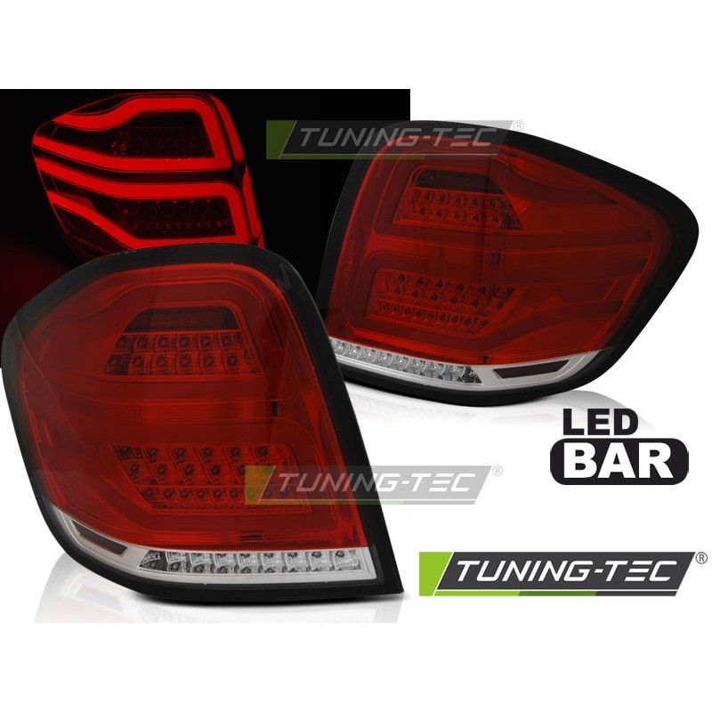 LED BAR TAIL LIGHTS RED WHIE fits MERCEDES M-KLASA W164 09-11, Mercedes LED BAR TAIL LIGHTS RED WHIE fits MERCEDES M-KLASA W164 09-11, Mercedes