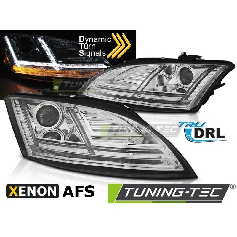 XENON HEADLIGHTS LED DRL CHROME SEQ fits AUDI TT 10-14 8Jwith AFS, Audi