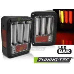 CHRYSLER JEEP WRANGLER JK 07-18 LED BAR BLACK, Jeep