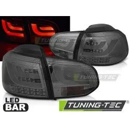 LED BAR TAIL LIGHTS SMOKE fits VW GOLF 6 10.08-12, Volkswagen